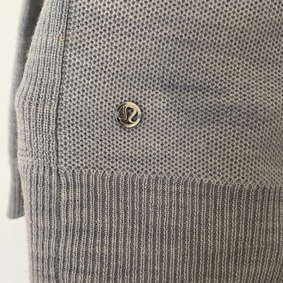 Lululemon Merino wool lace up back tie sweater - Picture 5 of 6